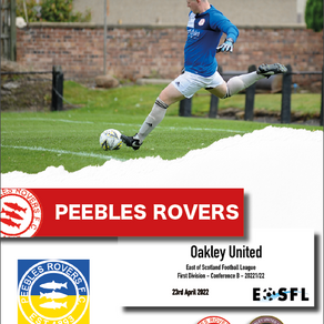 Matchday Programme v Oakley Utd