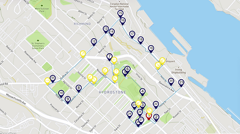 halifax explosion audio walking tour