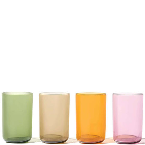 reserve tumbler acrylic glass colored set rental luxury event wedding outdoor