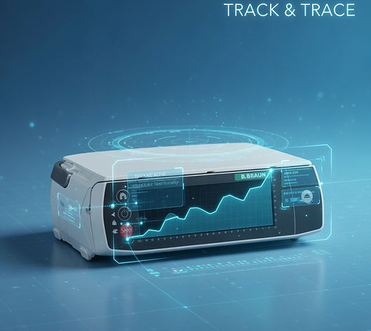 Braun pump track and trace