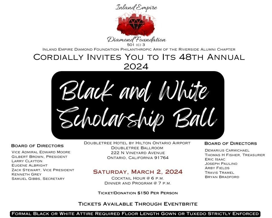 48th Annual Black and White Scholarship Ball