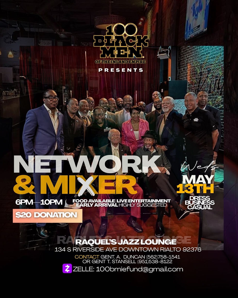 100 Black Men of The Inland Empire Network and Mixer