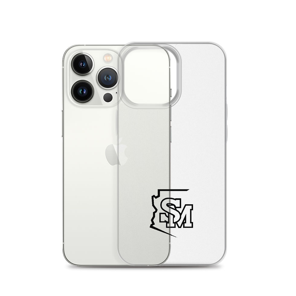 Thumbnail: Clear Case for iPhone® w/ Black Logo