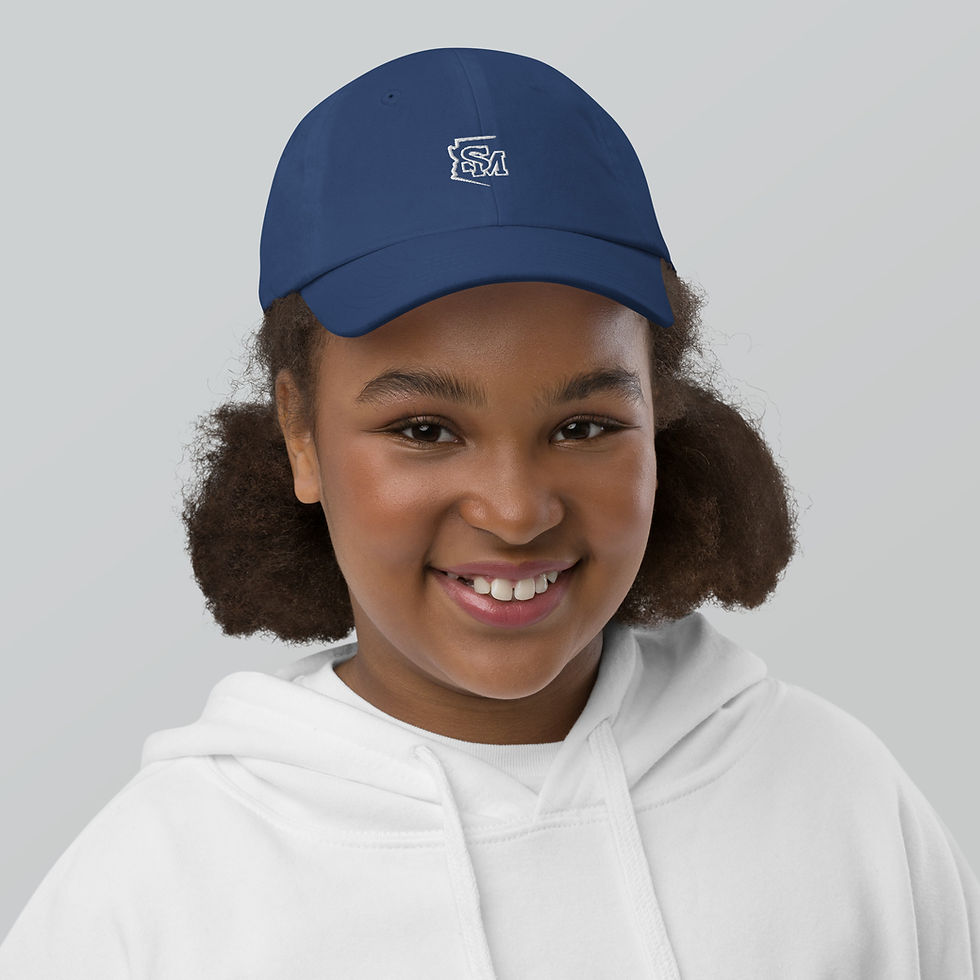 Thumbnail: Blue Youth Baseball Cap | Valucap VC300Y 