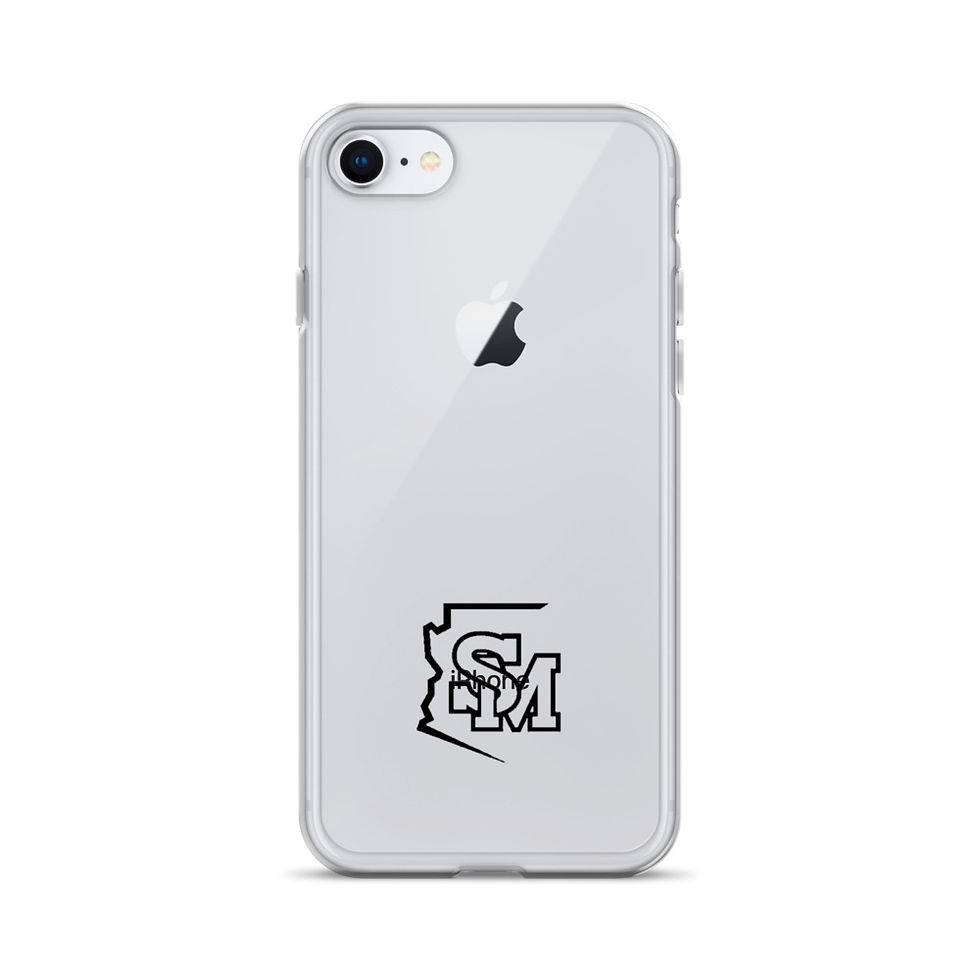 Thumbnail: Clear Case for iPhone® w/ Black Logo