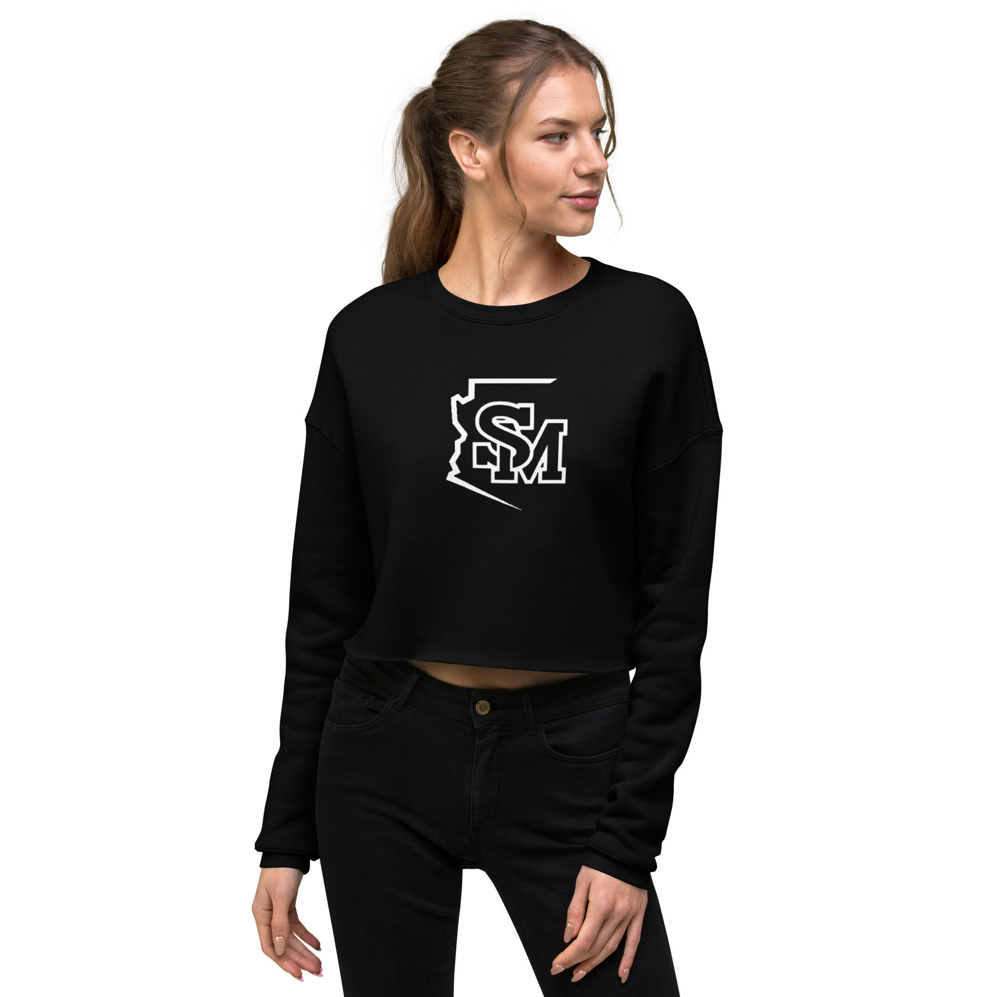 Women's Cropped Sweatshirt - Bella + Canvas 7503