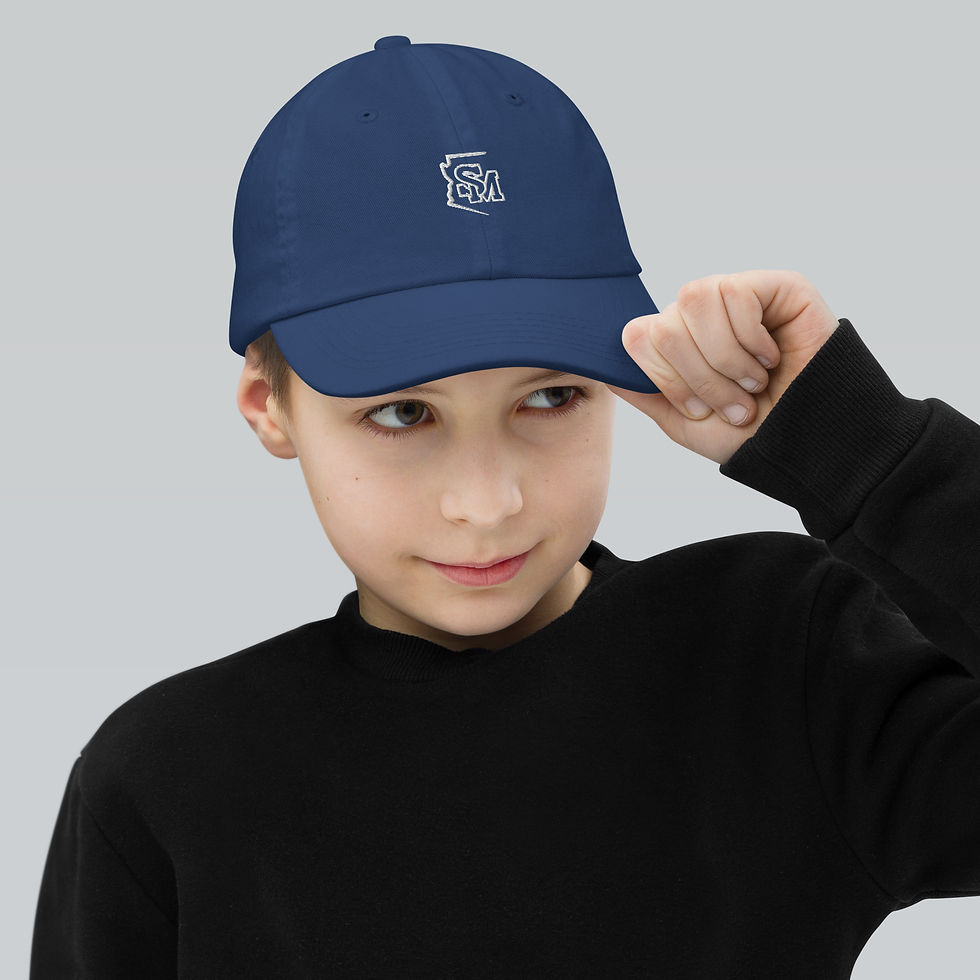 Thumbnail: Blue Youth Baseball Cap | Valucap VC300Y 