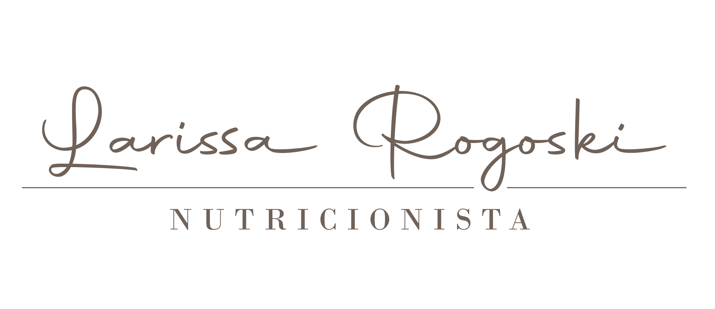 Larissa Rogoski — Nutricionista