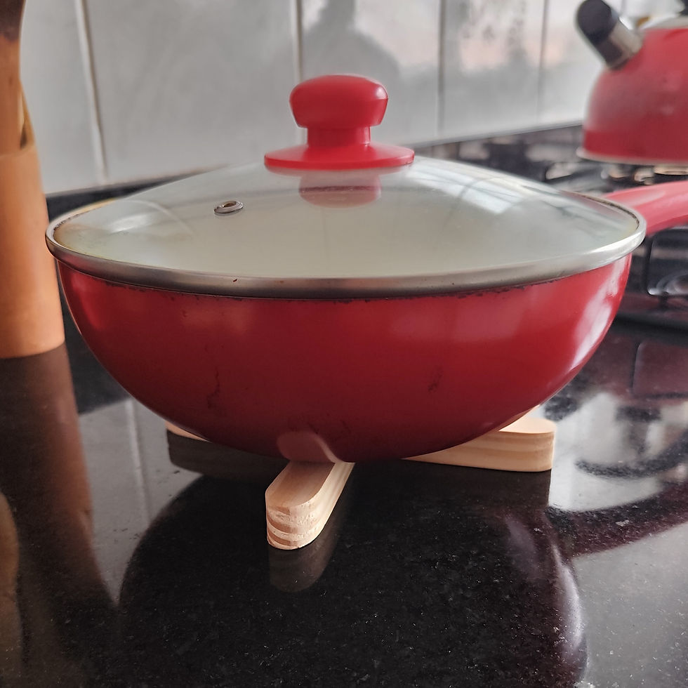 Miniatura: Apoio de Panela "Garfo & faca"