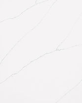 Carrara Nuvola quartz countertop close-up, fine cloud-like grey veining on soft white, Toronto