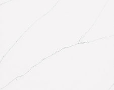 Carrara Nuvola quartz countertop close-up, fine cloud-like grey veining on soft white, Toronto