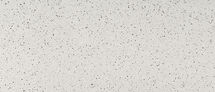 Close-up of Iced White quartz showing fine specks and bright white surface