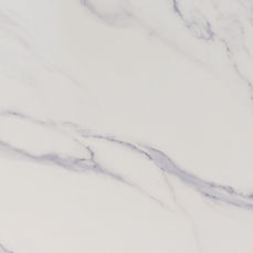 Close-up of Calacatta Anava quartz showing refined gray veining detail