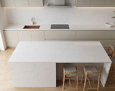 Seta quartz countertop in a modern Toronto kitchen