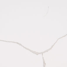 Close-up of Calacatta Classique quartz showing classic gray veining detail