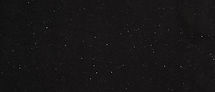 Close-up of Sparkling Black quartz showing fine sparkling flecks on black surface