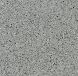 Close-up of Iced Gray quartz showing clean light cool gray surface