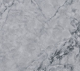 Carrara Ombra quartz countertop close-up, gentle white veining on soft grey, Toronto
