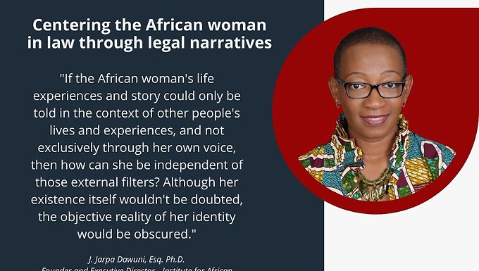 Why I use legal narratives to center African women in law.