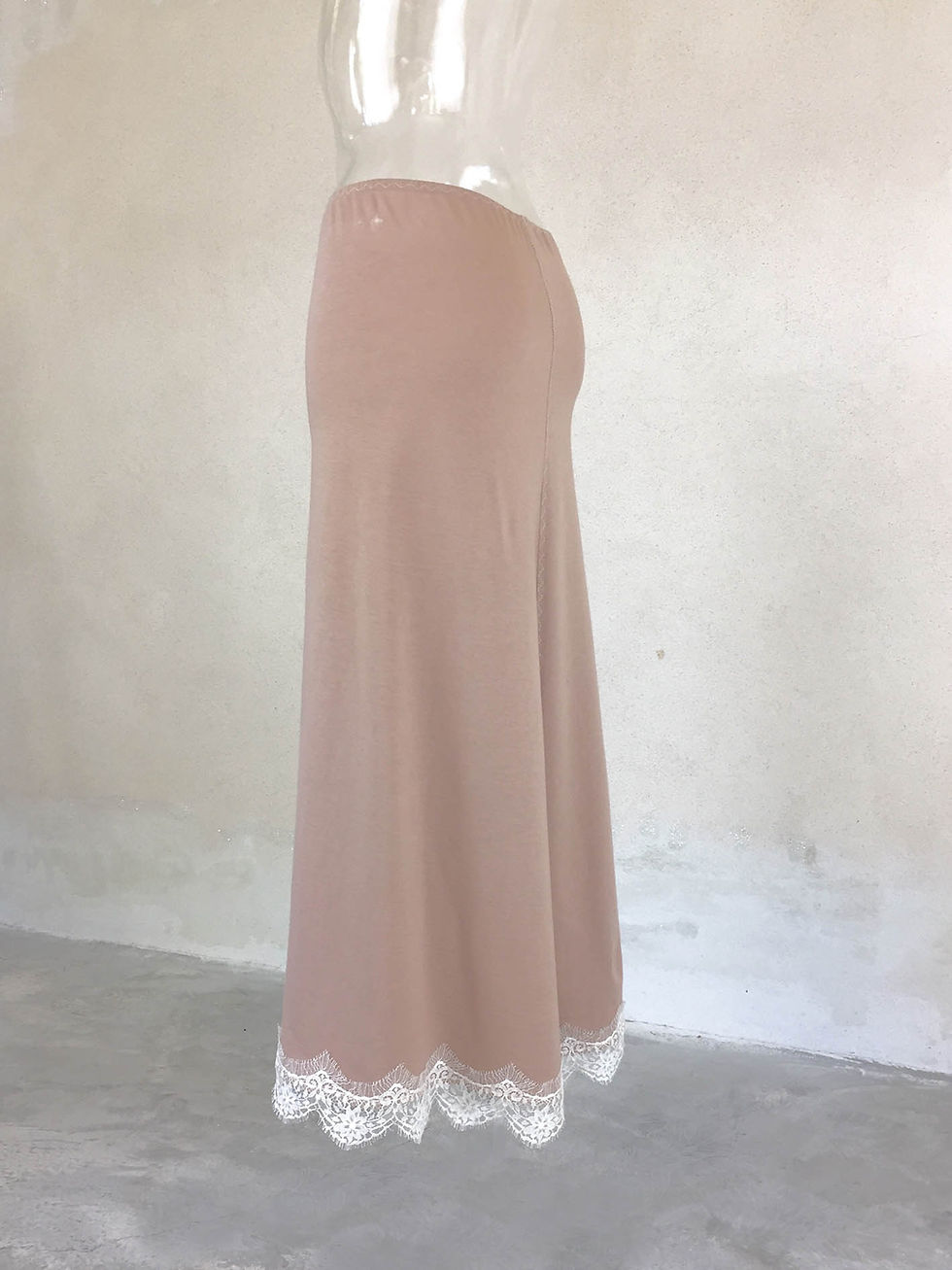 Miniature : Jupon jersey couleur chair