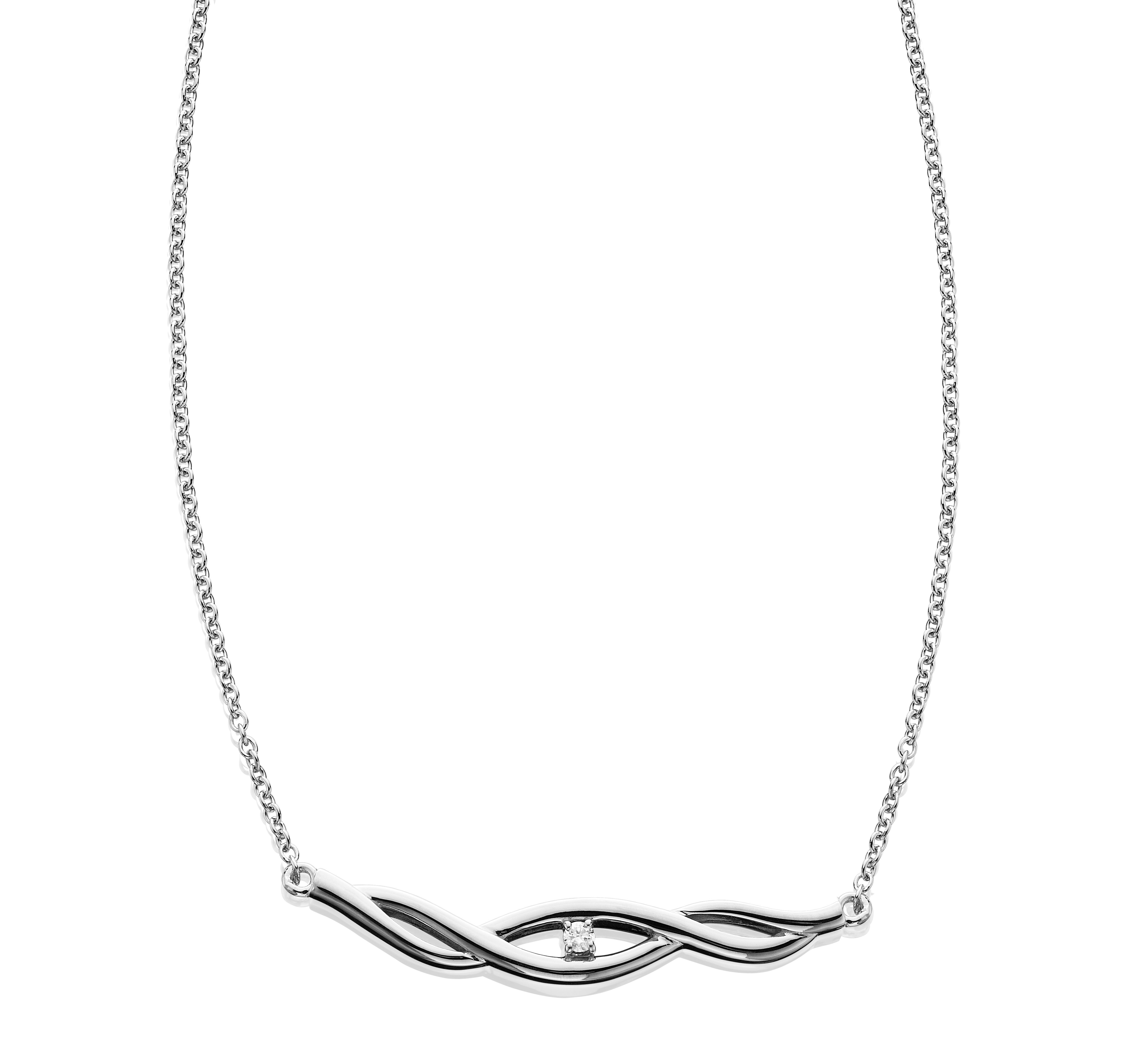 STERLING SILVER INFINITY NECKLACE