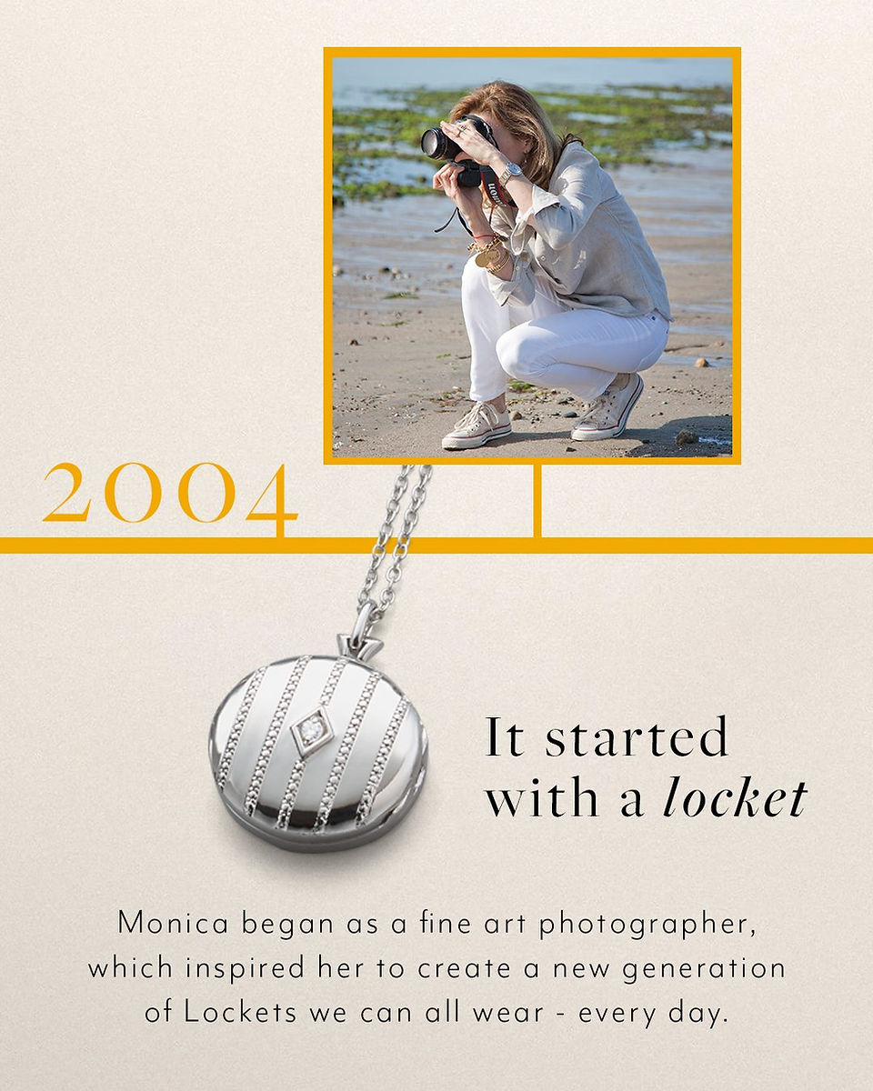 2004, It started with a locket, Monica, photographing on the beach, fine art.