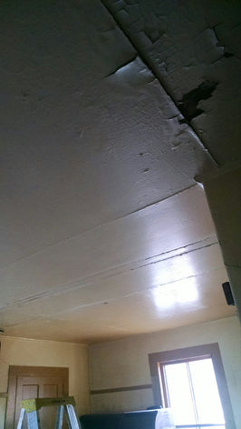 Four Stages of a kitchen ceiling