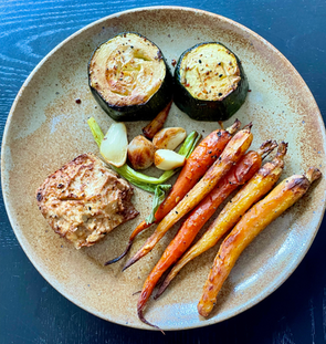 Air-Fried Glazed Veggies & Tofu