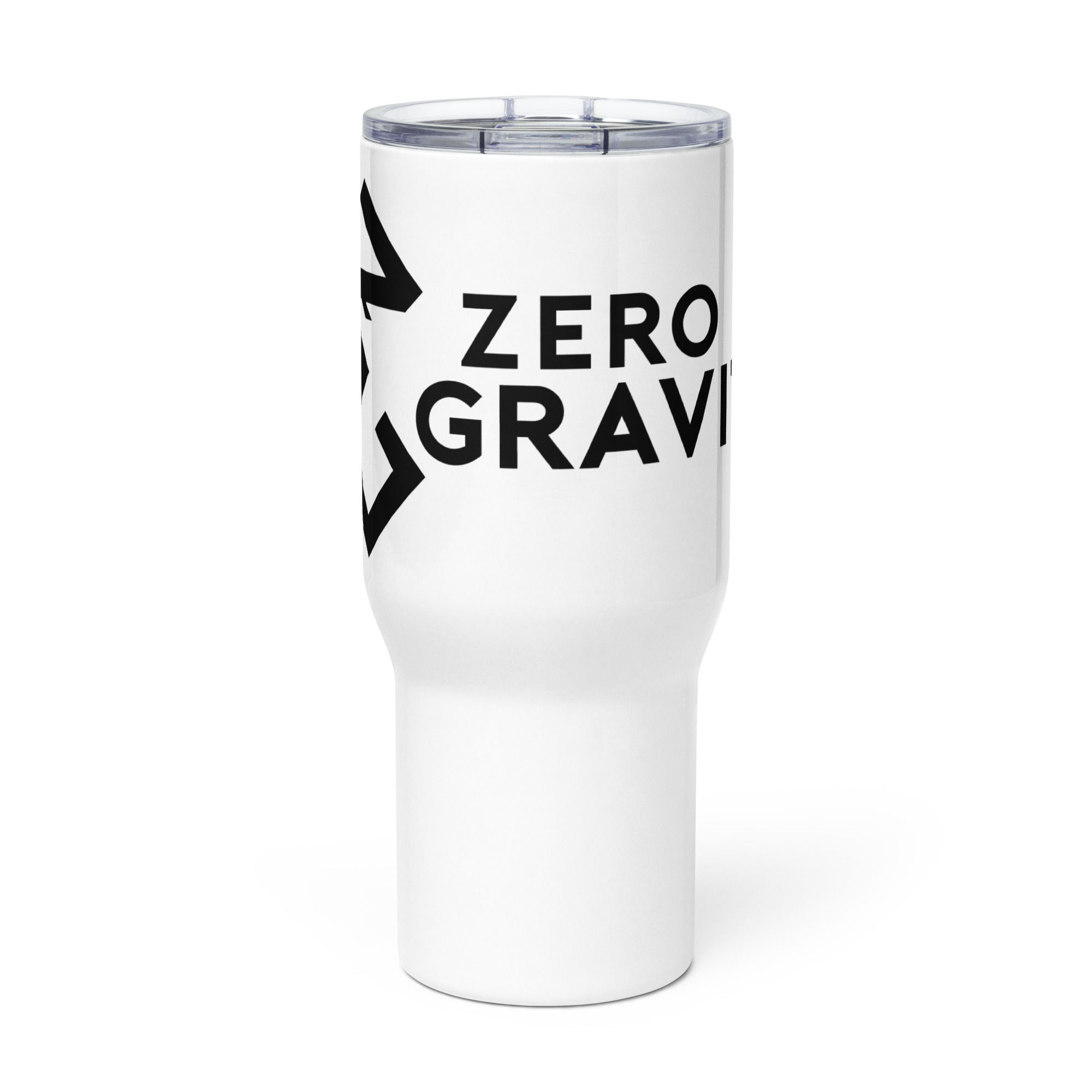 Travel mug with a handle