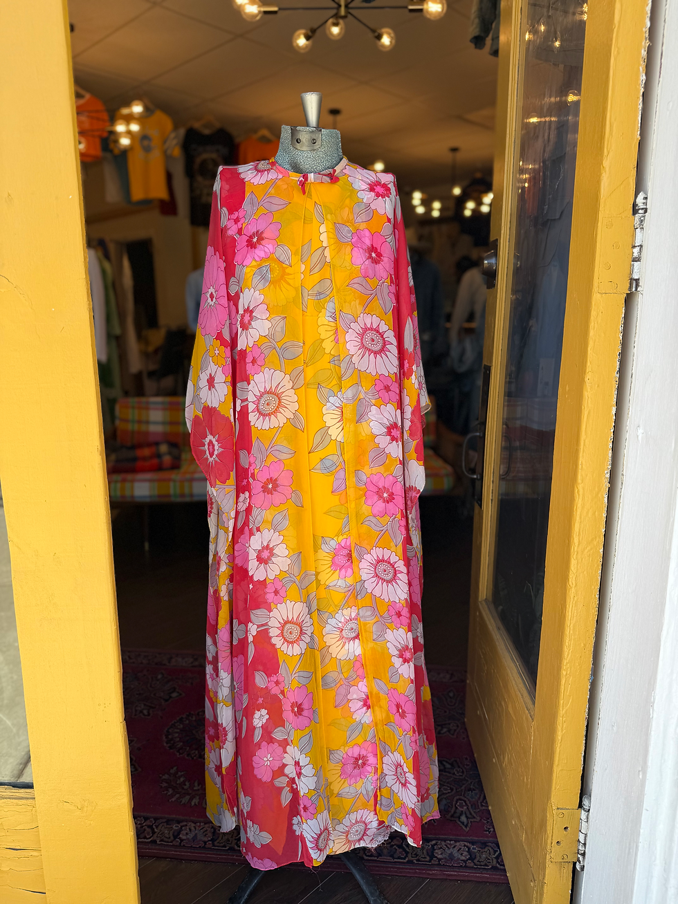 Handmade 1970’s Floral Kaftan