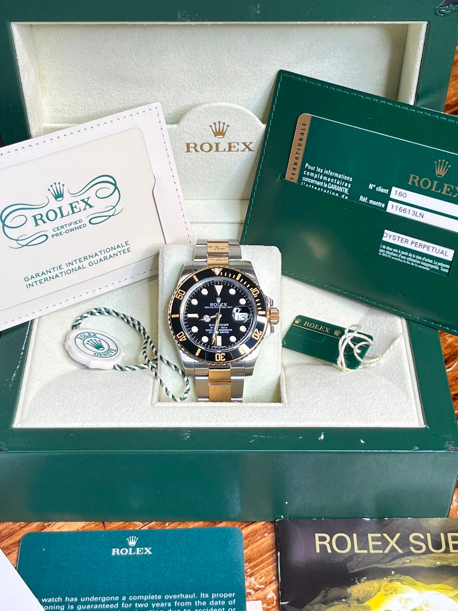 Rolex Submariner - 2012 -CPO 2026 Service