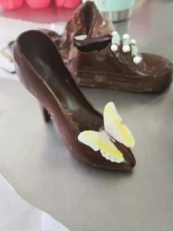 Zapatillas de chocolate