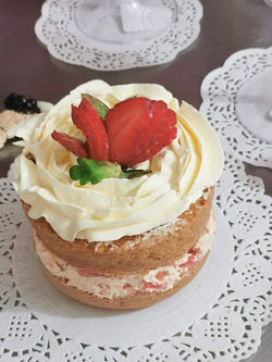Mini pastel de maracuya