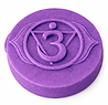 purple third eye chakra handcrafted bath bomb & soap for relaxation
