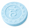 blue throat chakra handcrafted bath bomb & soap for relaxation