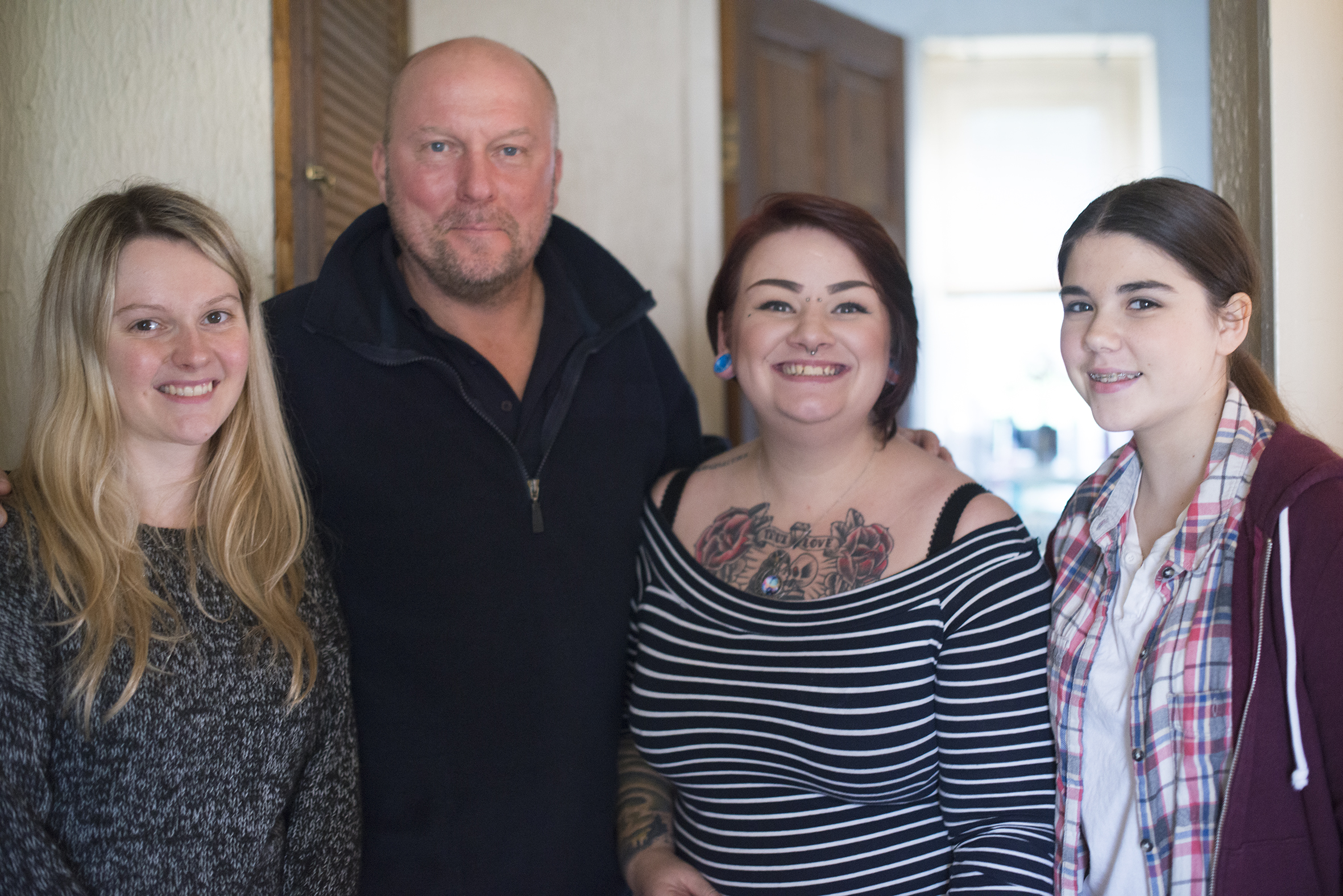 Elizabeth, Joe, Pamela and Briony