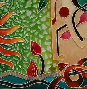 Chal Rang Radha - Abstract ARt