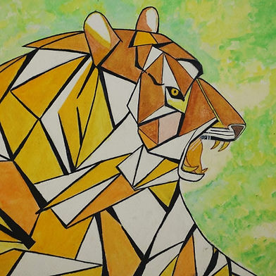 Living Like A Tiger-Geo Abstract