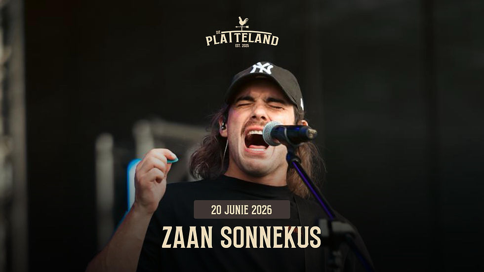 Zaan Sonnekus by Die Platteland