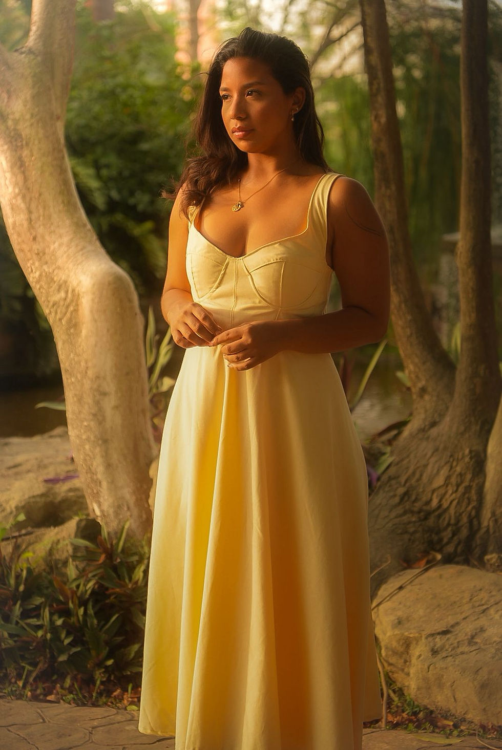 Miniatura: Little yellow dress