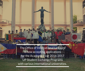 2016-2017 UPD International Student Exchange Program