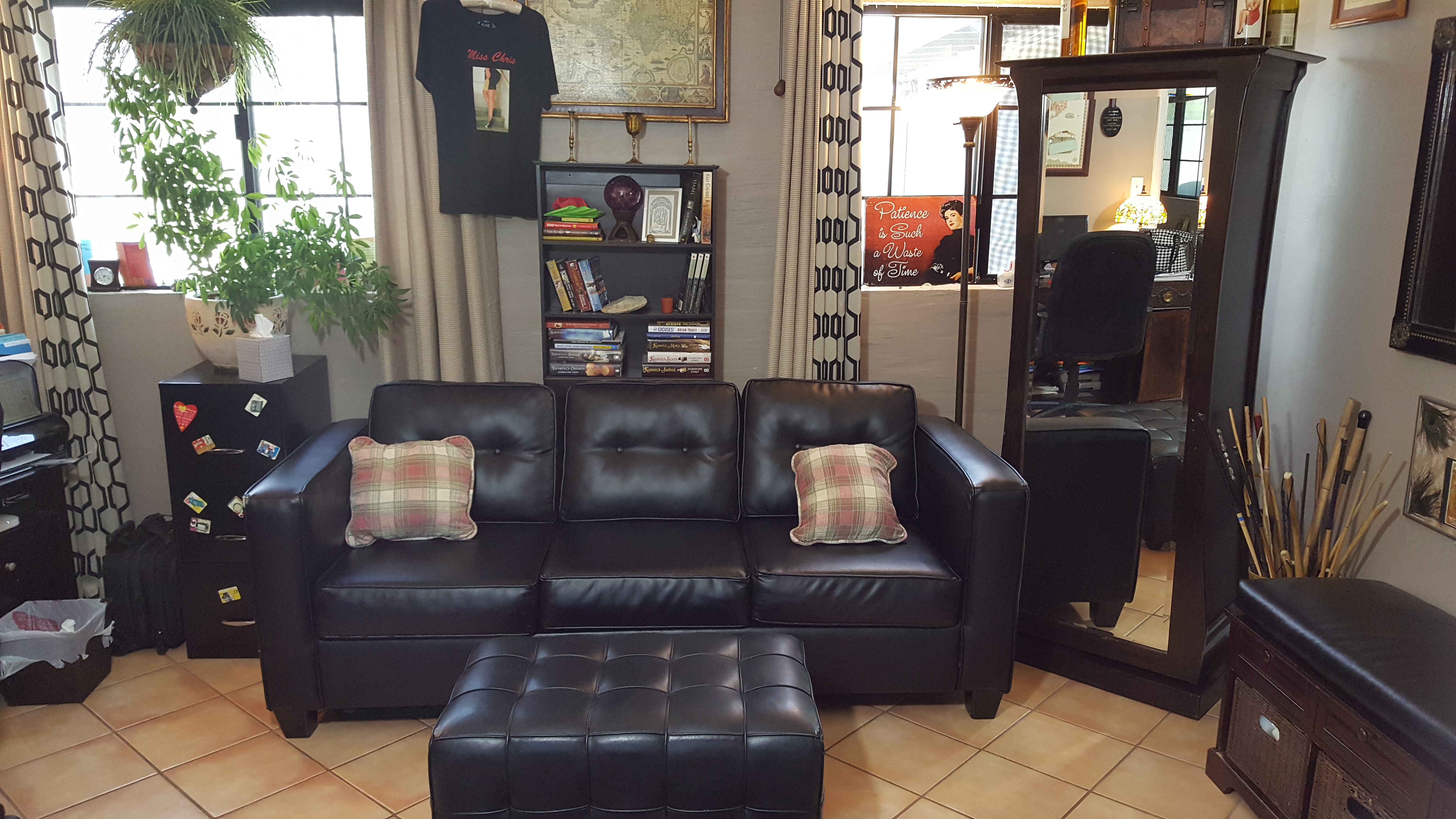 Office Couch & Ottoman
