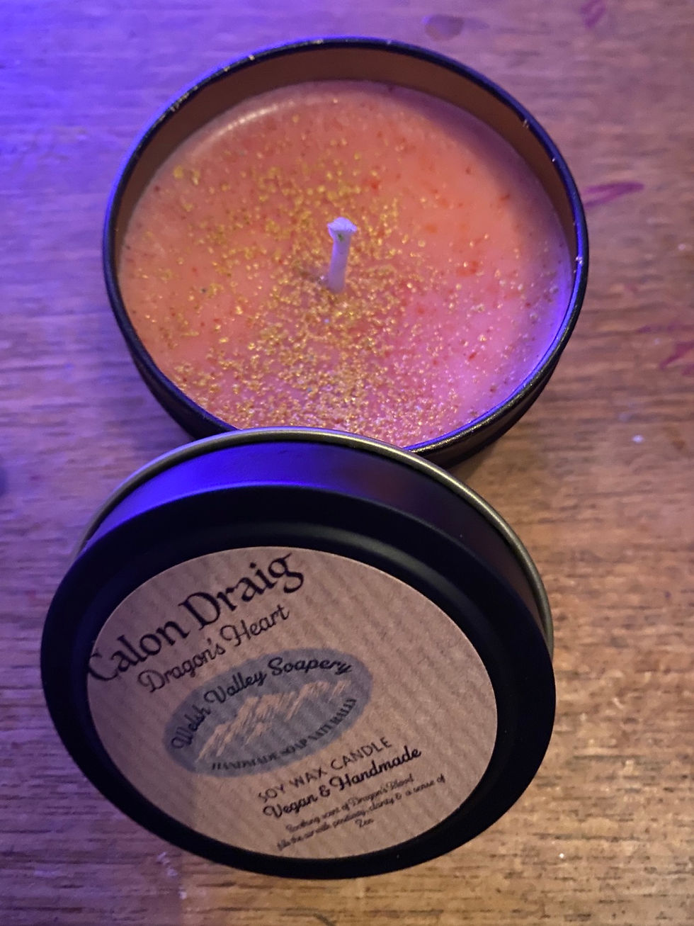 Thumbnail: Calon Ddraig - Dragon’s Heart Soy Wax Candle