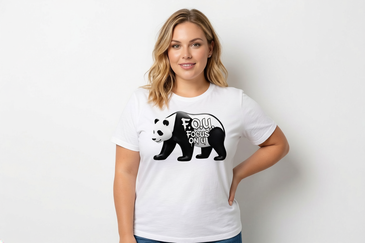 F.O.U. Unisex Panda Logo T-Shirt