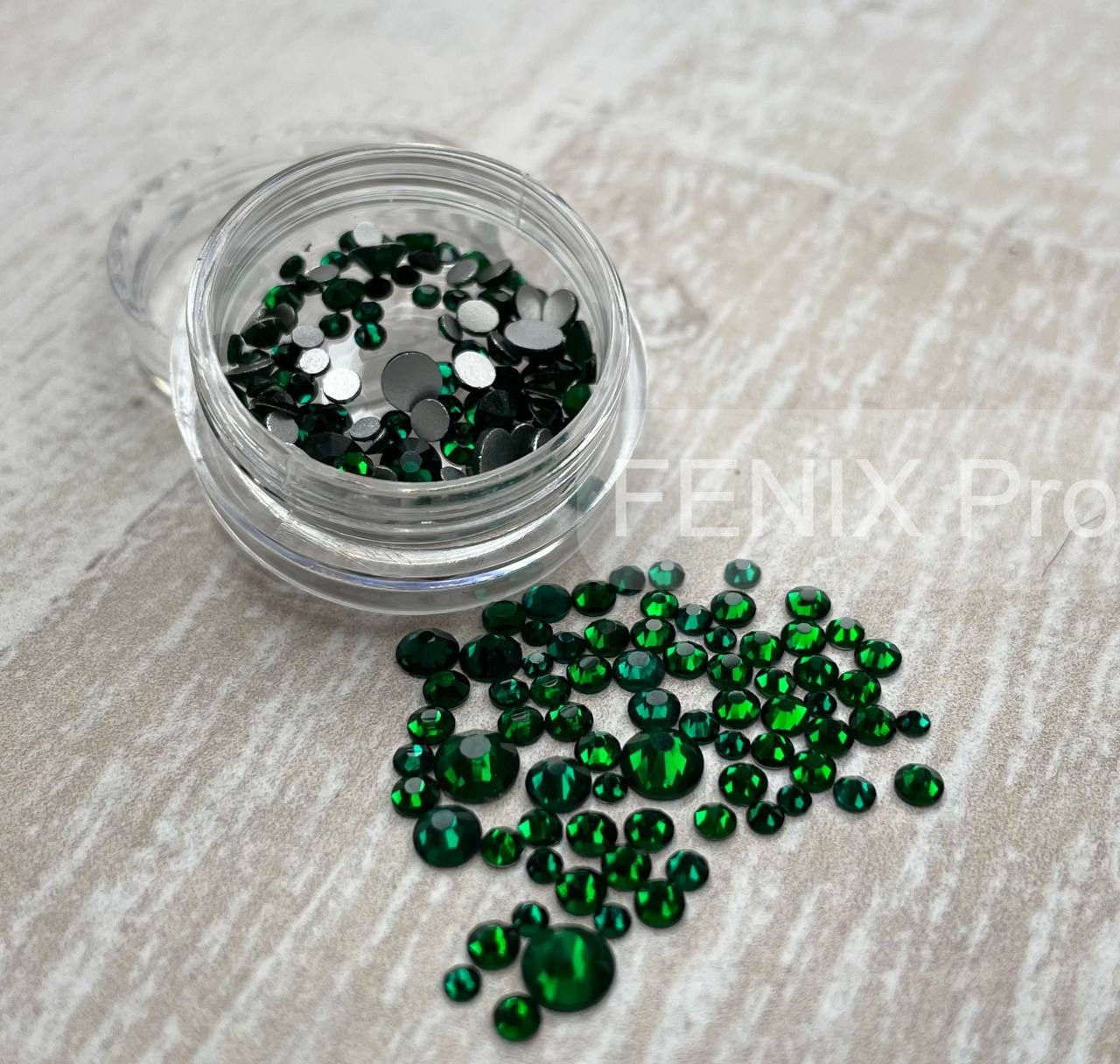 Crystals green 200pcs