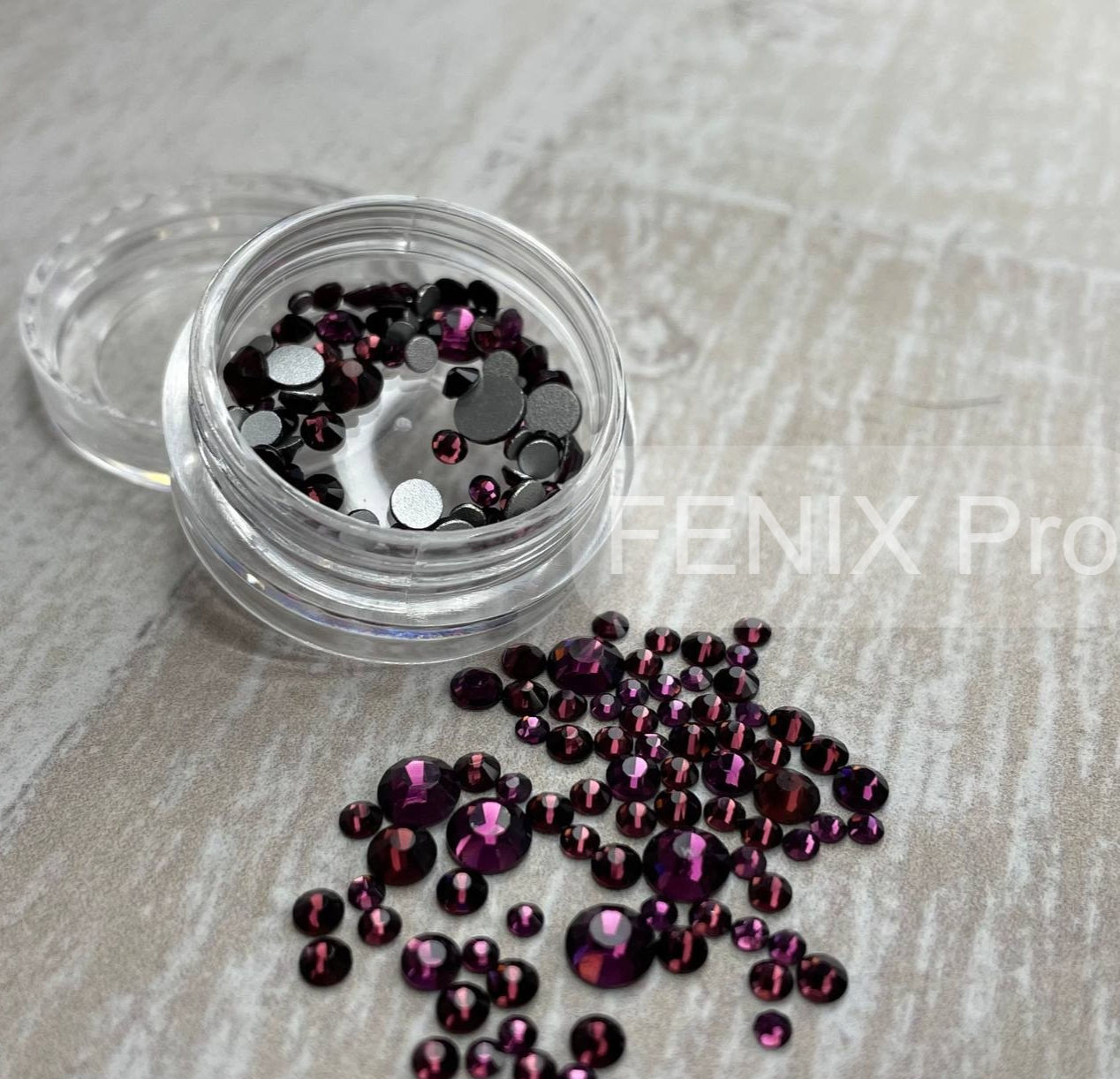 Crystals Bordo 200pcs
