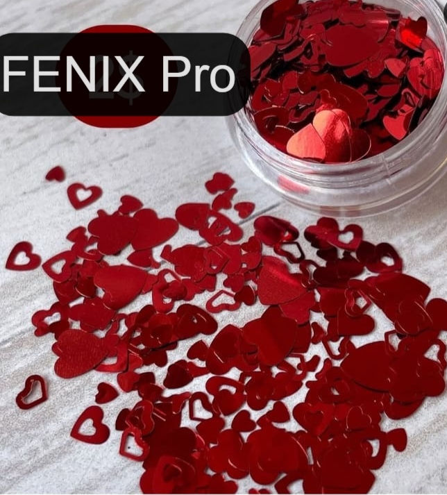 Decor mix  red heards