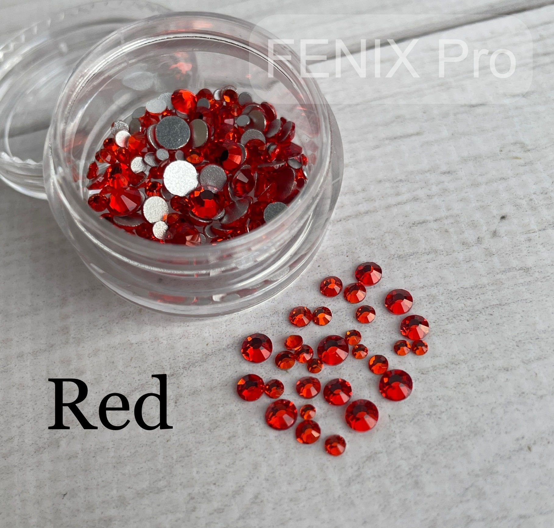 crystals red 200pcs