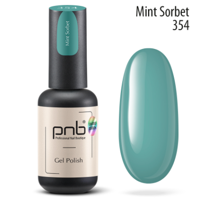 Gel Nail Polish PNB Mint Sorbet 354