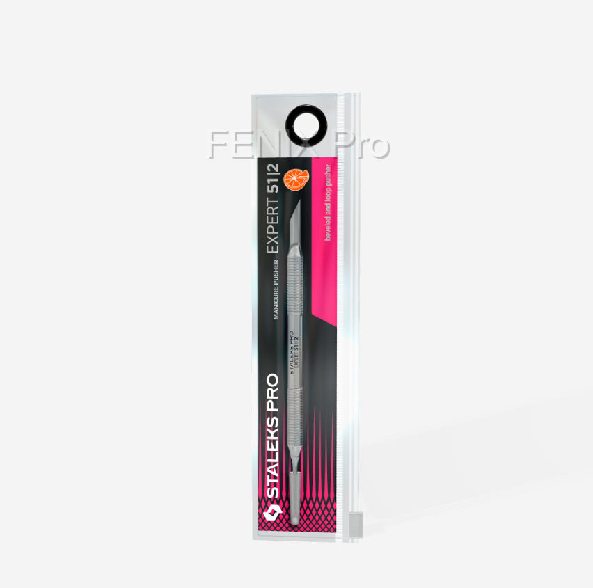 Thumbnail: Manicure pusher EXPERT 51 TYPE 2 (beveled and loop pusher)